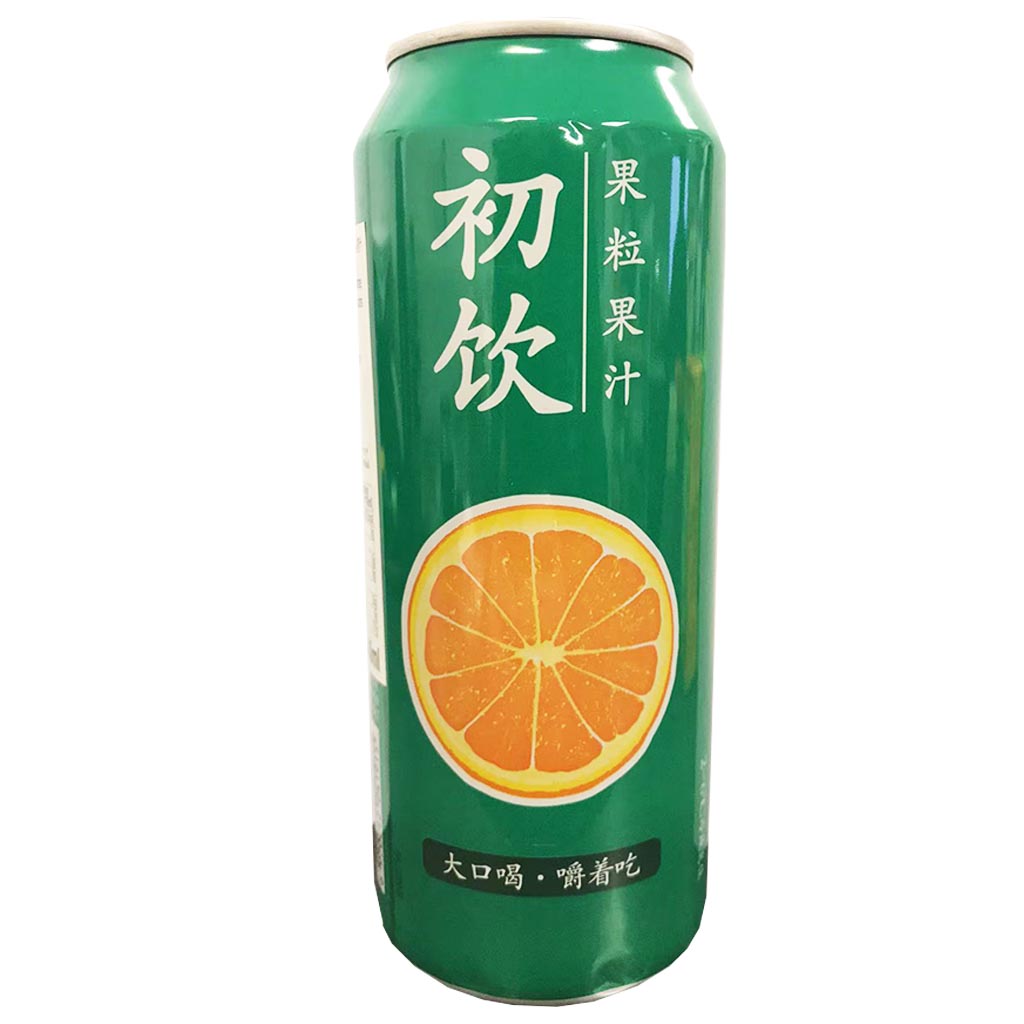 Chu Yin Fruit Drink Orange Flavour 500ml ~ 初饮果粒果汁橙汁味 500ml