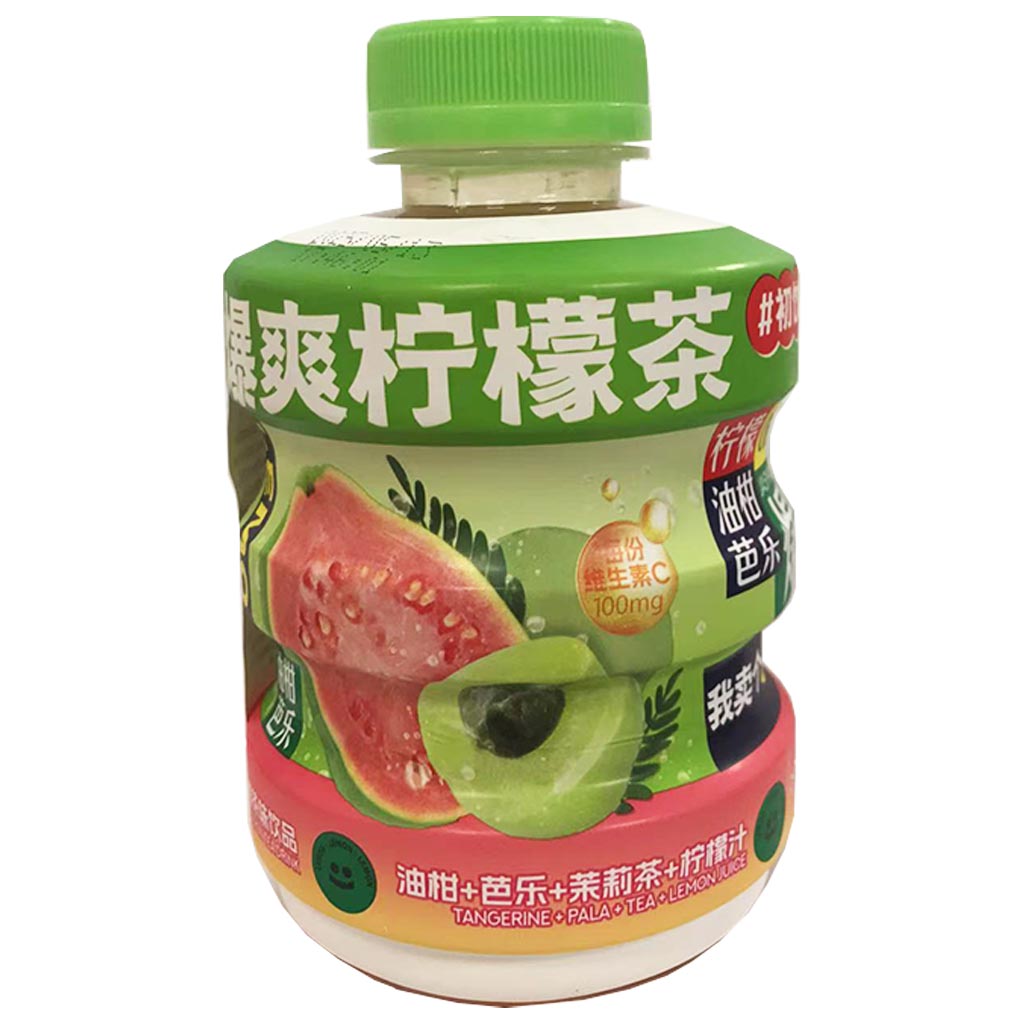 First Drink Tangerine Pala Lemon Tea 420g ~ 初饮爆爽油柑芭乐柠檬茶 420g