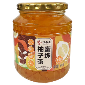 Heng Shou Tang Pomelos Tea 500g ~ 恒寿堂蜜炼柚子茶 500g