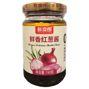 XianMaiLang Onion Sauce 226g ~ 鲜卖郎鲜香红葱酱 226g