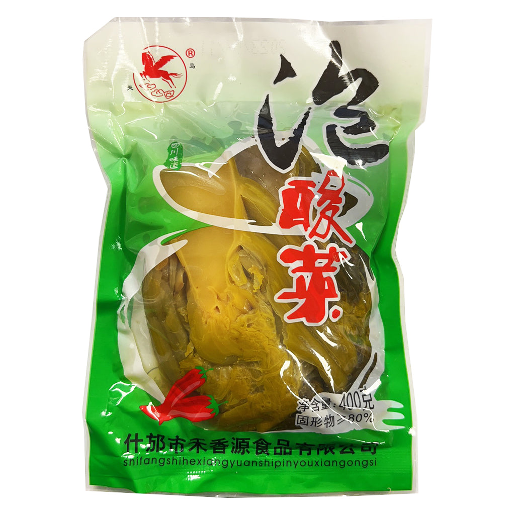 Tian Ma Pickled Green Mustard 400g ~ 天馬酸菜 400g