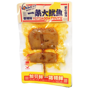 Gabeccin Big Squid Skewer Spicy 50g ~ 加貝鮮大魷魚香辣 50g