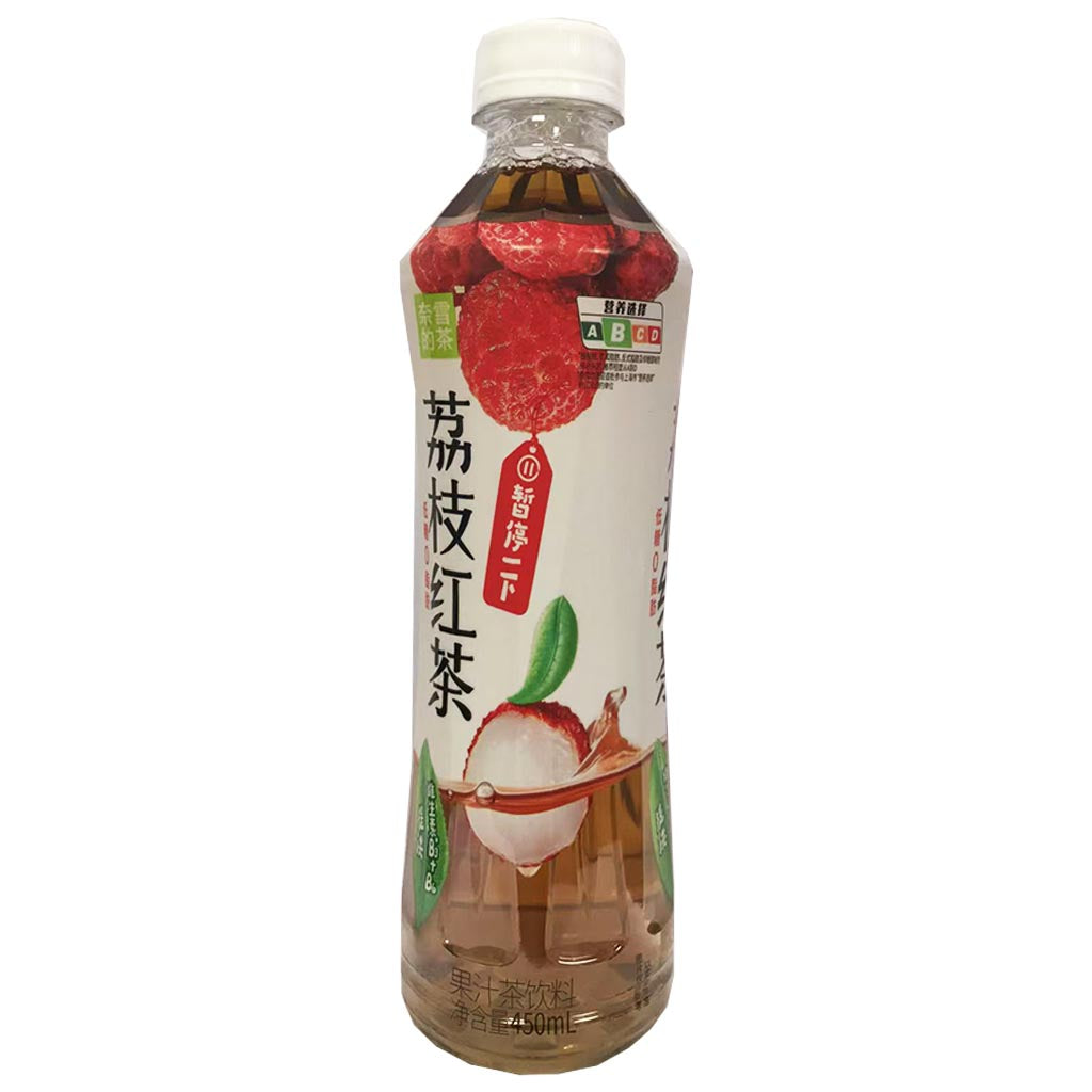 NaiSnow Lychee Black Tea 450ml ~ 奈雪的茶荔枝紅茶 450ml