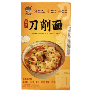 Beixiaoxi Sliced Noodles Chicken Soup 102g ~ 北小西雞湯刀削麵 102g