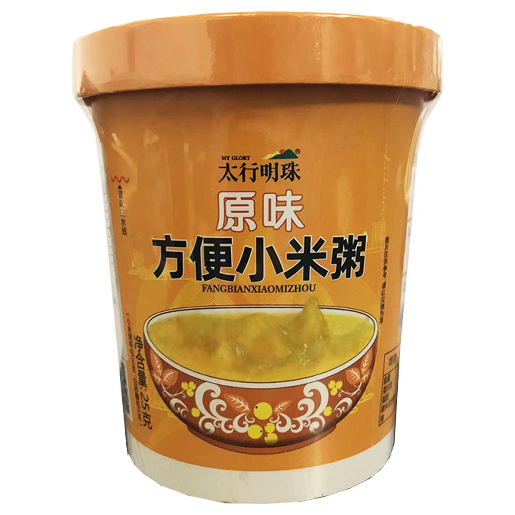 MyGloby Instant Millet Porridge Original 25g ~ 太行明珠方便小米粥原味 25g