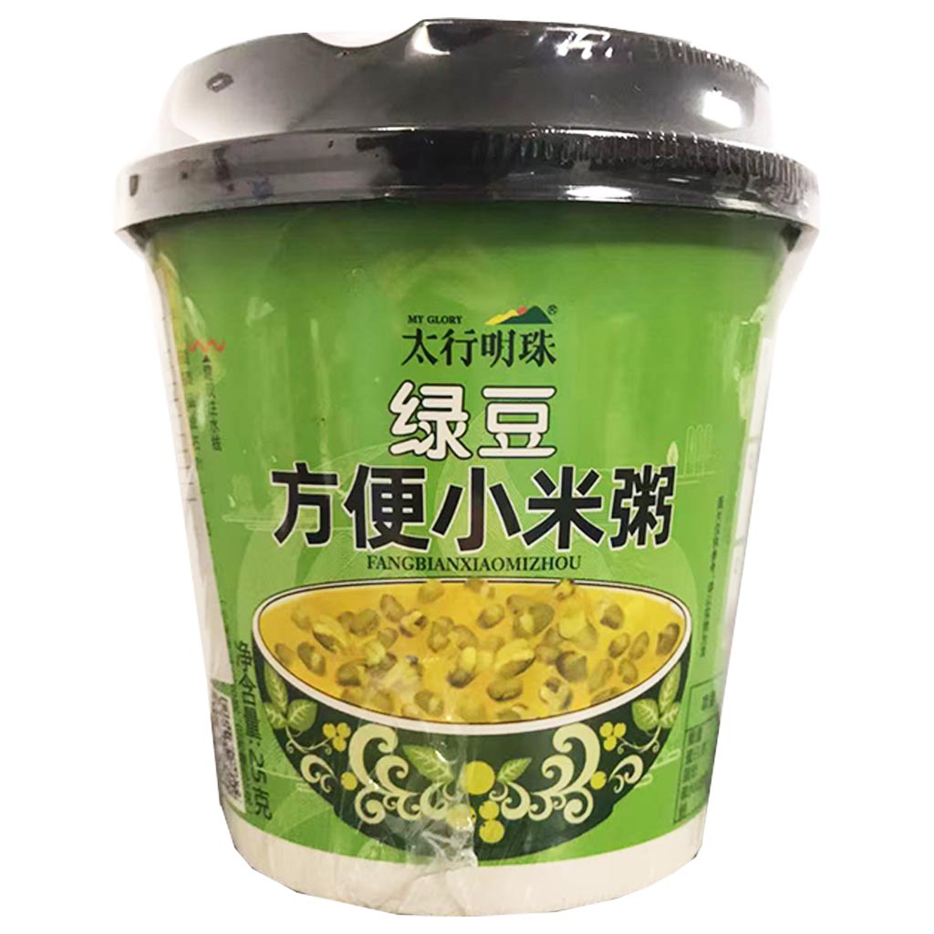 MyGloby Instant Millet Porridge Mung Bean 25g ~ 太行明珠方便小米粥綠豆 25g