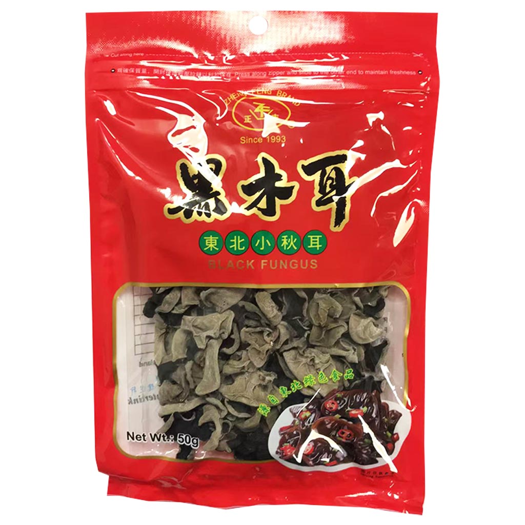 Zheng Feng Black Fungus 50g ~ 正豐東北小秋耳黑木耳 50g