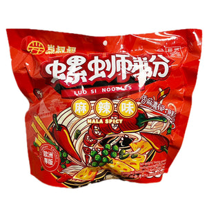 Uncle Shaw Luo Si Noodles Mala Spicy 400g ~ 肖叔叔螺絲粉麻辣味 400g