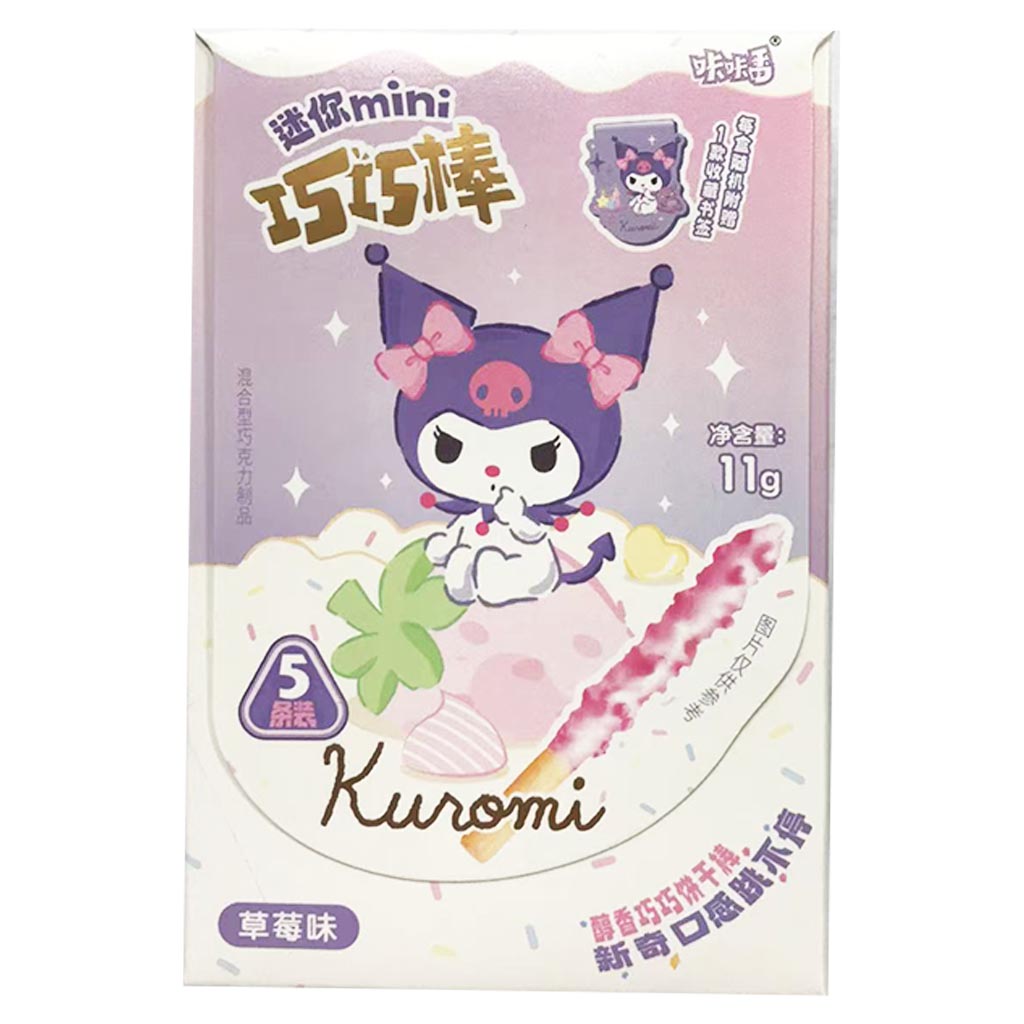 Kakafan Sanrio Choco Stick Strawberry S 11g ~ 咔咔番三丽鸥巧巧棒迷你装草莓味 11g