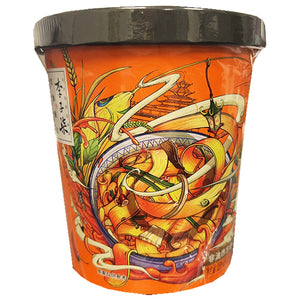 Liziqi Sour & Hot Broad Noodle 135g ~ 李子柒紅油麵皮 135g