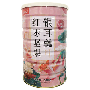 LianShangGu Dates Nuts White Fungus Soup 500g ~ 戀上谷紅枣堅果銀耳羹 500g