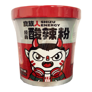 Shizuren Instant Cup Noodle Hot &amp; Sour 130g ~ 食族人酸辣粉 130g
