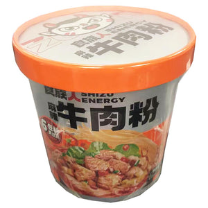 Shizuren Spicy Artificial Beef Vermicelli 155g ~ 食族人 麻辣牛肉粉  155g