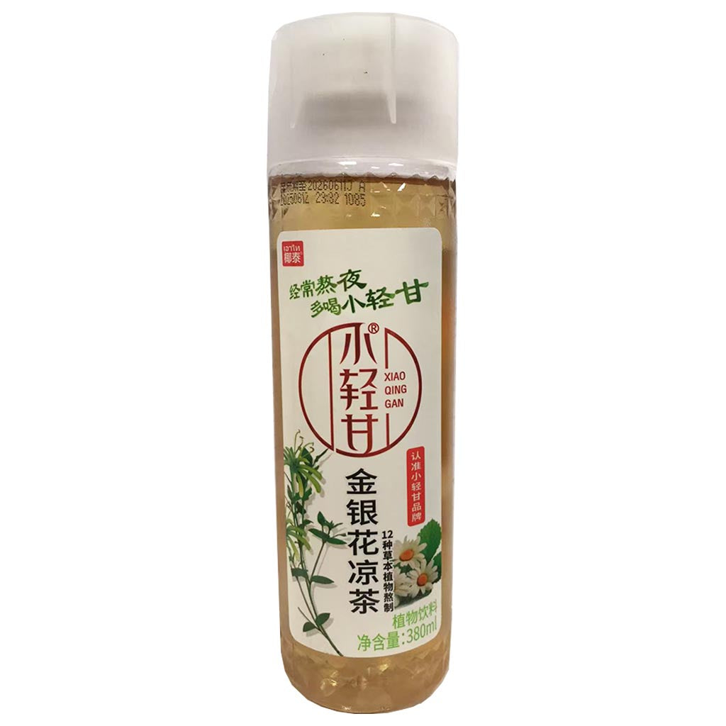 XiaoQingGan  Honeysuckle Herbal Tea 380ml ~ 椰泰小轻甘金银花凉茶 380ml