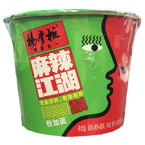 YangZhangGui Bowl Noodle Vermiceli Spicy 146g ~ 楊掌柜粉加麵麻辣江湖酸辣味 146g