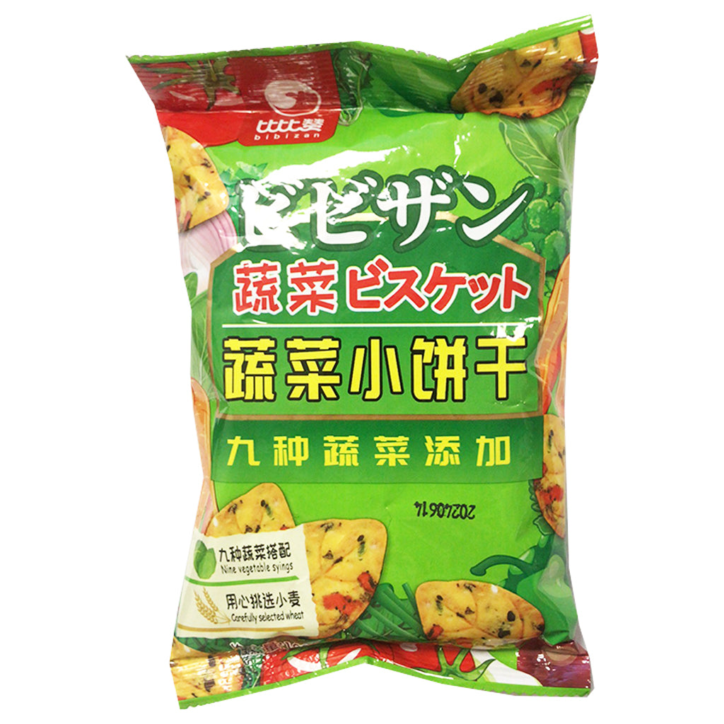 Bi Bi Zan Vegetable Biscuit 100g ~ 比比赞蔬菜小饼干 100g