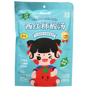 Nan Shan Po Tomato Sauce Sour 270g ~ 南山婆西红柿酸汤原味 270g