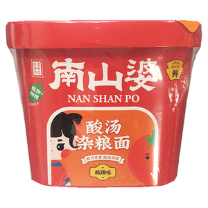 Nan Shan Po Multigrain Noodle Hot Sour 146g ~ 南山婆 酸汤杂粮面 酸辣味 146g