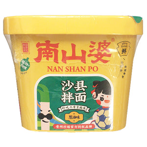 Nan Shan Po Shaxian Noodle Scallion Flavour 115.5g ~ 南山婆 沙县拌面 葱油味 115.5g