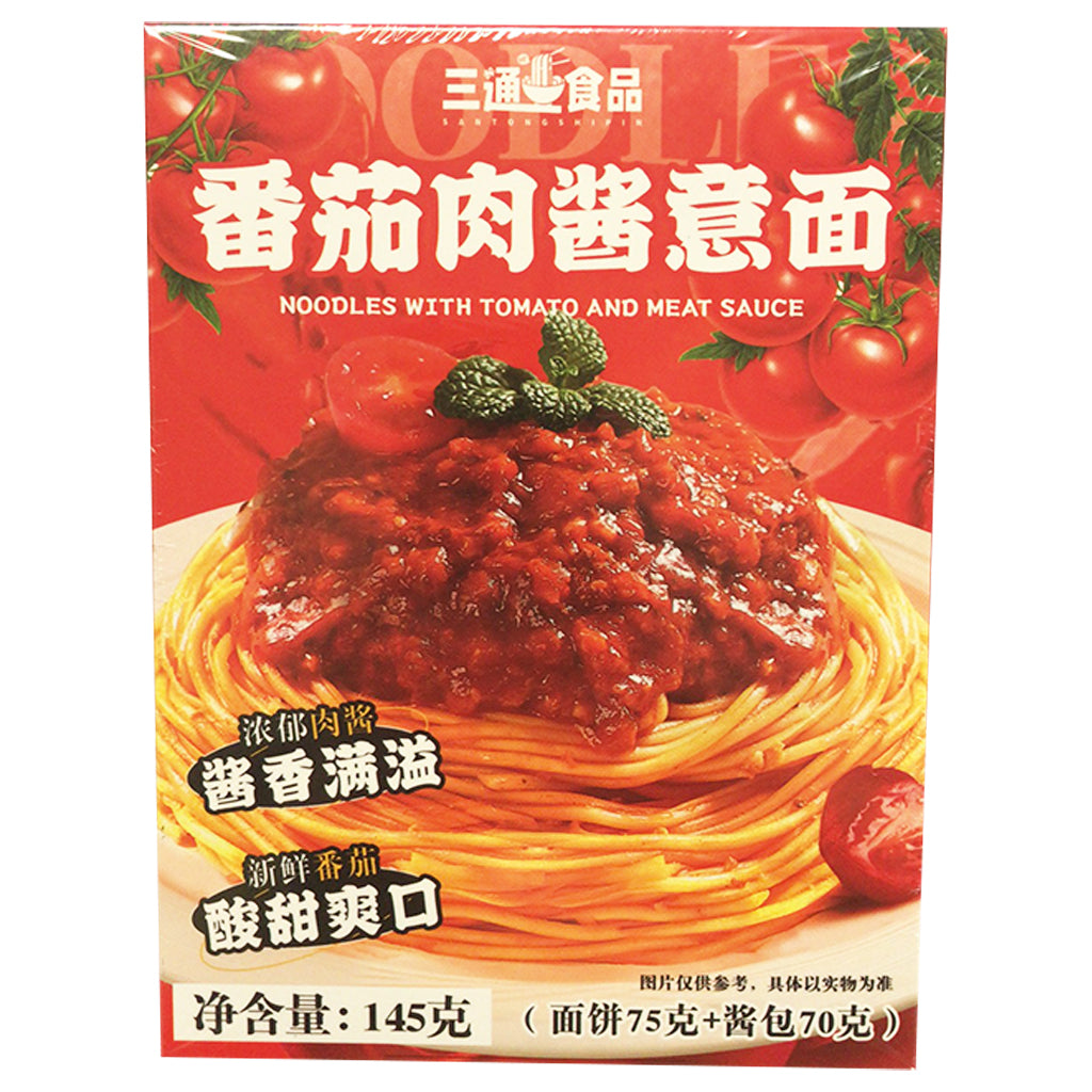 SanTong Tomato Meat Noodles 145g ~ 三通番茄肉酱面 145g