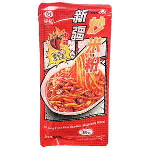 Yuru XinJiang Rice Noodles Medium Spicy 250g ~ 裕如新疆炒米粉中辣 250g