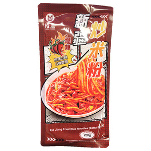 Yuru XinJiang Rice Noodles Extra Spicy 250g ~ 裕如新疆炒米粉爆辣 250g