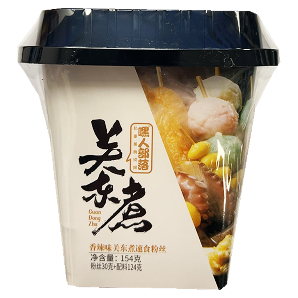 HRBL GuanDongZhu Vermicelli Spicy 154g ~ 嘿人部落关东煮速食粉丝香辣味 154g