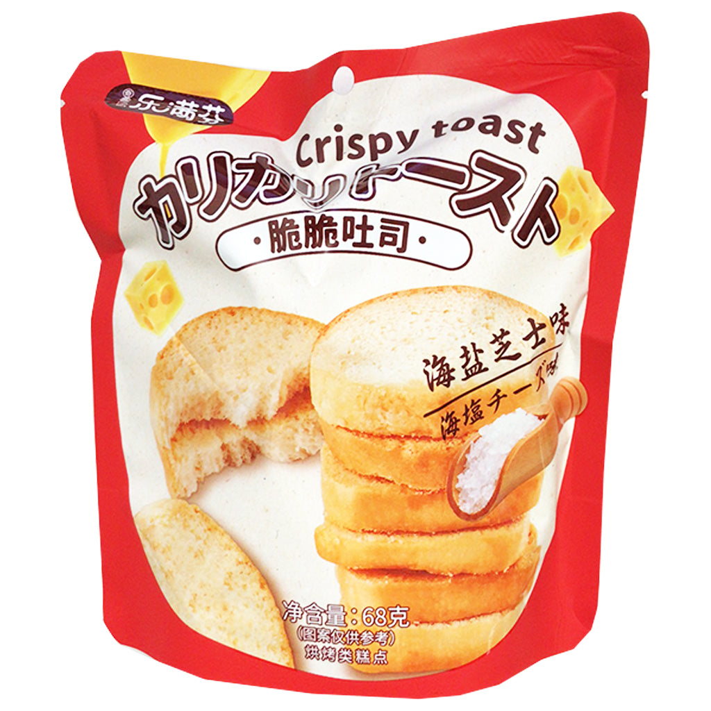 Fun100% QQ Crispy Toast Sea Salt Cheese 70g ~ 樂滿芬脆脆吐司海盐芝士味 70g