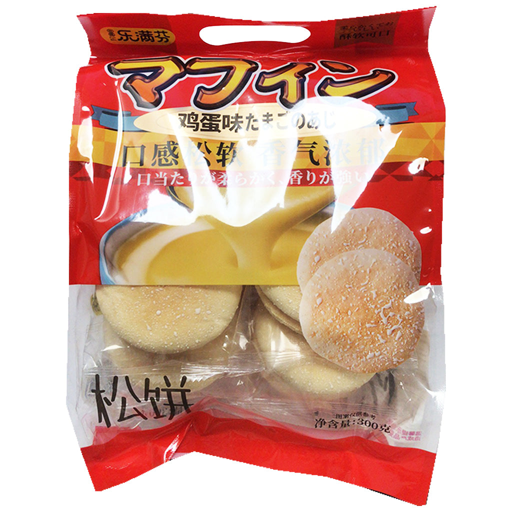 Fun100% Egg Flavour Puff 300g ~ 乐满芬 鸡蛋松饼 300g