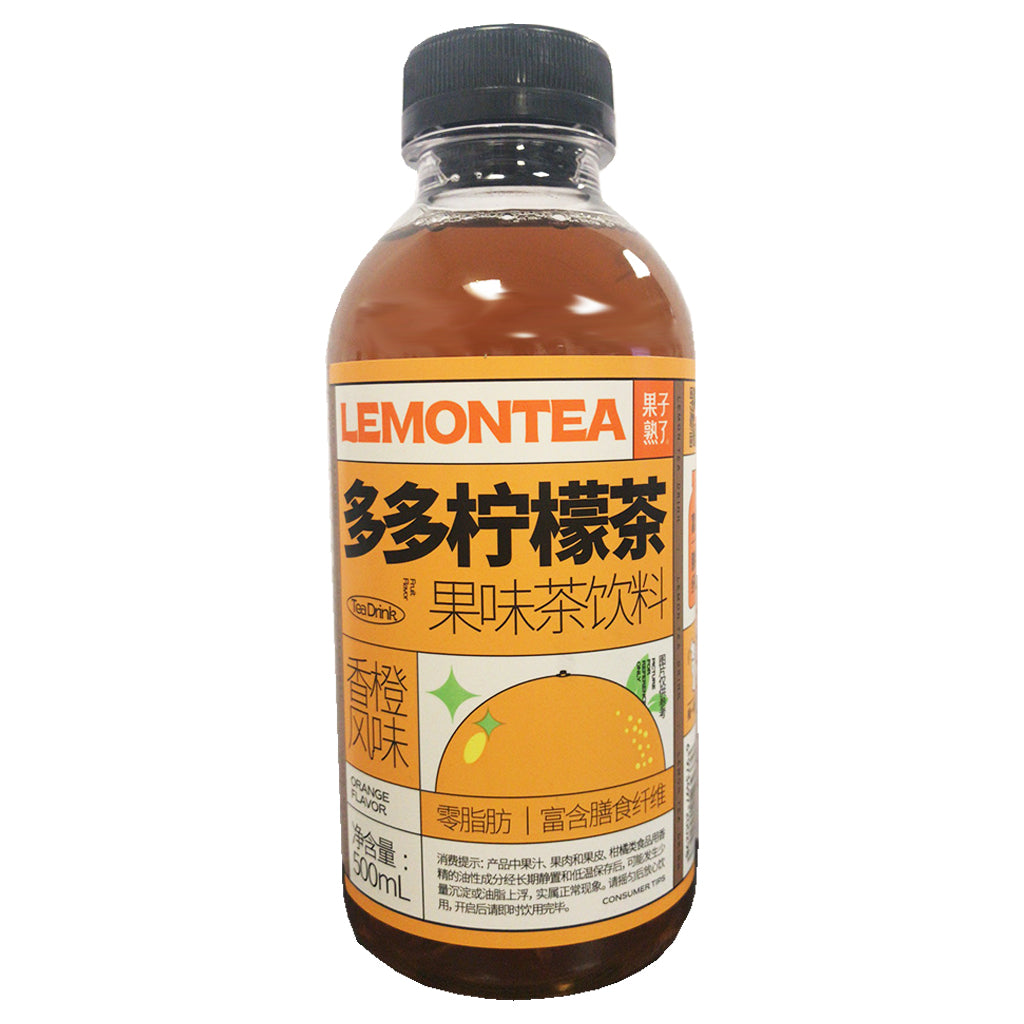 Guozishule Orange Lemon Tea 500ml ~ 果子熟了 多多柠檬茶 香橙味 500ml