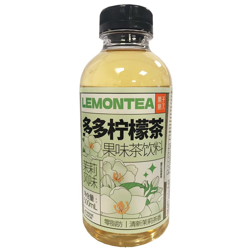 Guozishule Fruit Lemon Tea Jasmine 500ml ~ 果子熟了多多檸檬茶茉莉風味 500ml