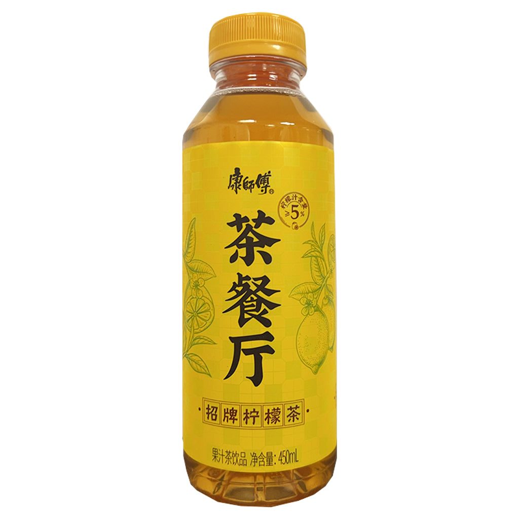 Master Kong Cafe Ice Lemon Tea 450ml ~ 康師傅茶餐廳檸檬茶 450ml