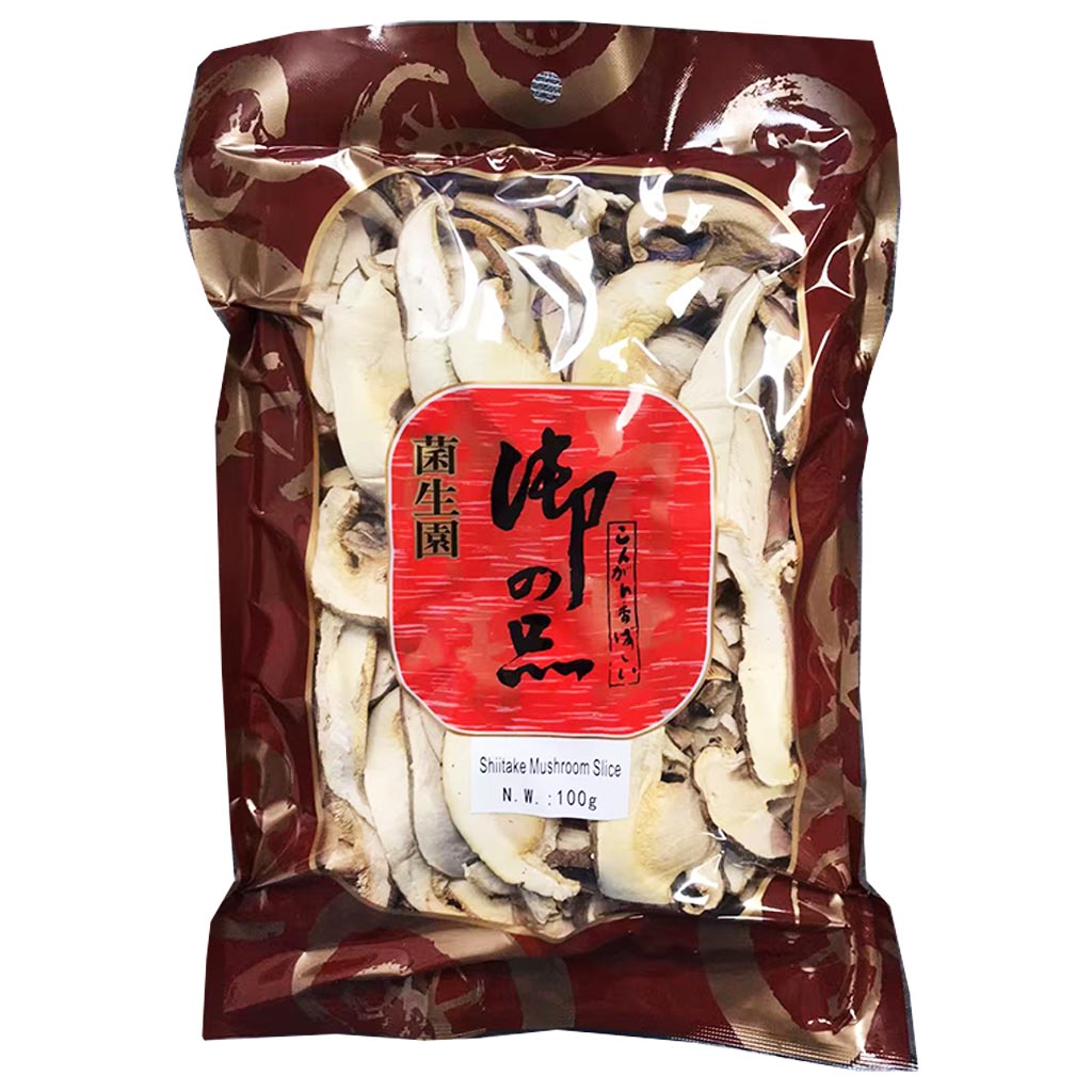 FortuneFood Dried Shitake Mushroom Slice 100g ~ 菌生園香菇片 100g