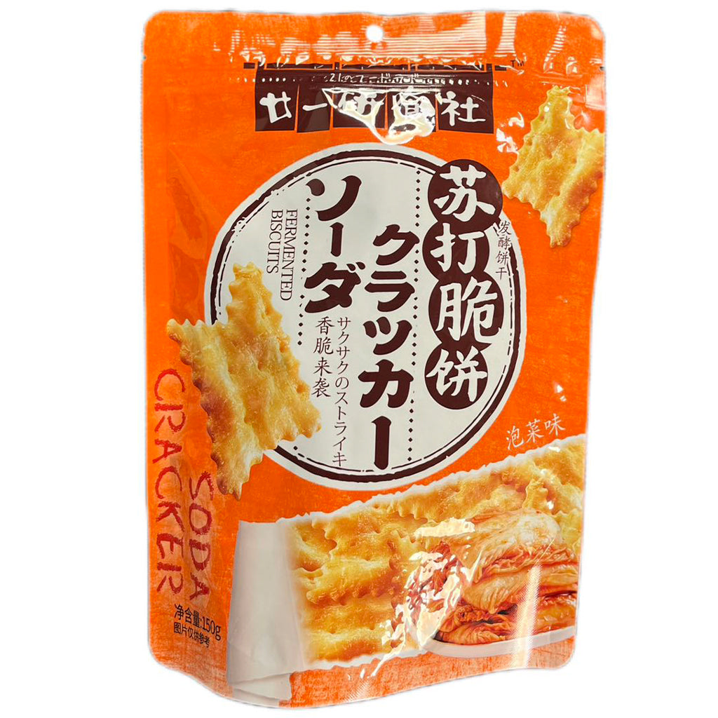 21FoodLab Soda Cracker Kimchi 150g ~ 廿一研食社苏打脆饼泡菜味 150g