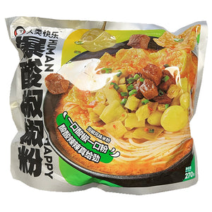 RLKL Instant Vermicelli Sour and Spicy 270g ~ 人类快乐爆酸椒椒粉 270g