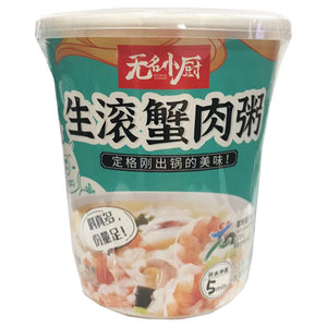 Wu Ming Xiao Chu Crab Flavour Congee 46g ~ 无名小厨生滚蟹肉粥杯 46g