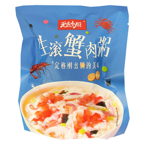 Wu Ming Xiao Chu Crab Congee 46g ~ 无名小厨 生滚蟹肉粥 袋装 46g