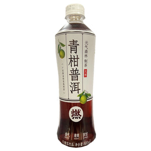 Chi Forest Tangerine PuEr Tea Sugar Free 500ml ~ 元氣森林燃茶青柑普洱 500ml
