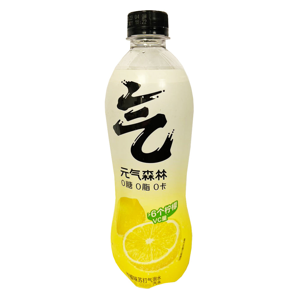 Genki Forest Sparkling Water Lemon 480ml ~ 元气森林气泡水柠檬味 480ml