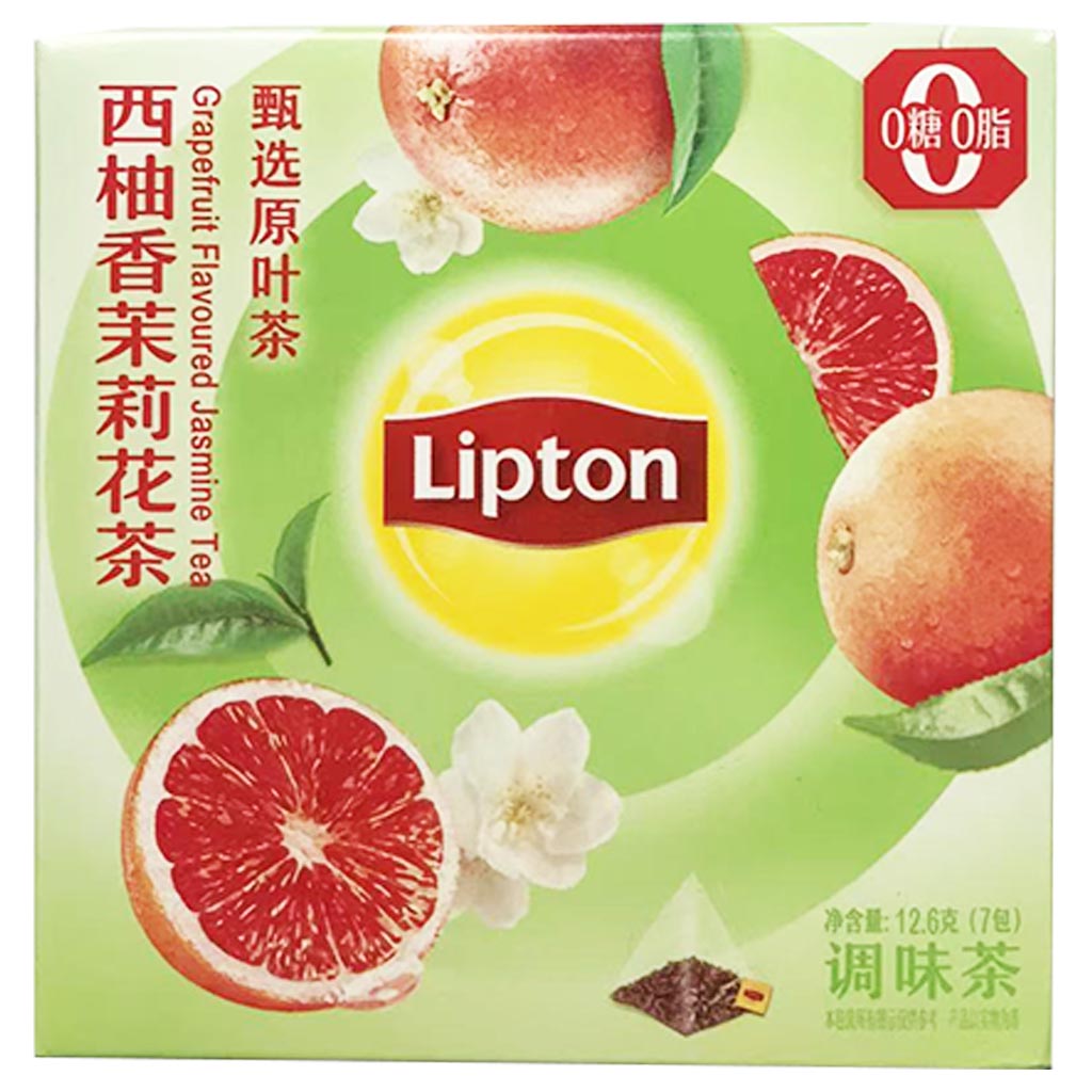 Lipton Tea Bags Grapefruit Jasmine 12.6g ~ 立頓調味茶西柚茉莉花茶
