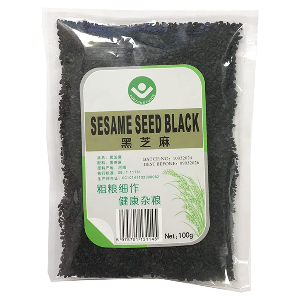 Fortune Foods Sesame Seed Black 100g ~ Fortune Food 黑芝麻 100g