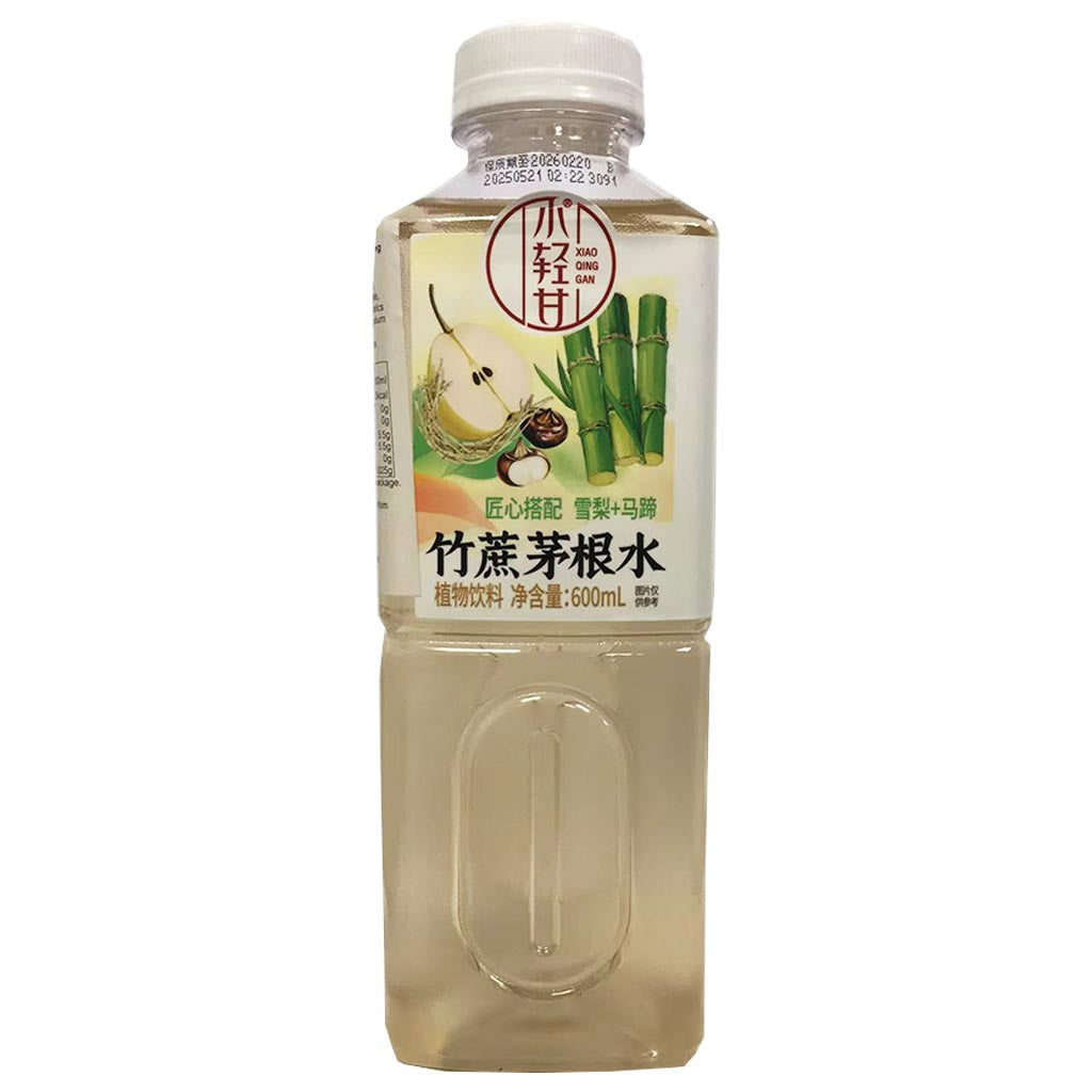 XiaoQingGan Sugarcane Lalang Grass Drink 600ml ~ 椰泰小轻甘竹蔗茅根水 600ml