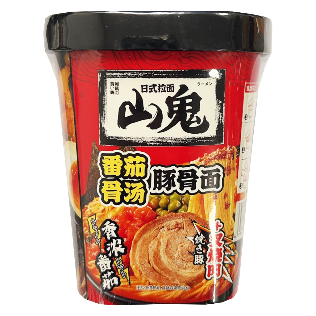 ShanGui Instant Noodle Tomato Bowl 111g ~ 山鬼 日式拉面 番茄骨汤豚骨面 111g