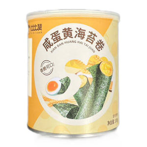 Bi Bi Zan Salted Egg Yolk Seaweed Roll 100g ~ 比比赞咸蛋黃海苔卷 100g