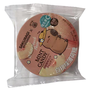 SakuragiRyouhin Mint Candy White Peach 16g ~ 卡皮巴拉薄荷糖白桃 16g