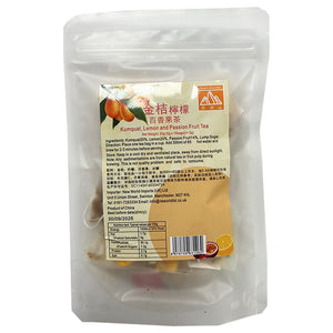 Dinghu Tea Kumquat Lemon Passion Fruit 50g ~ 鼎湖山金桔柠檬百香果茶 50g