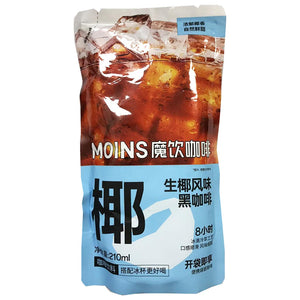 Moins Coconut Black Coffee 210ml ~ 魔饮咖啡生椰风味黑咖啡 210ml