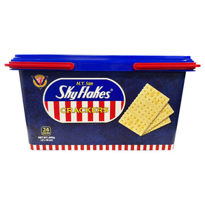 Skyflakes Biscuit Plastic Pails Small 600g ~ Skyflakes盒裝苏打饼 600g