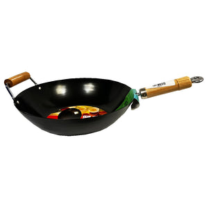 Non Stick Wok with Lifter 13inch ~ 有提手不粘锅 13inch