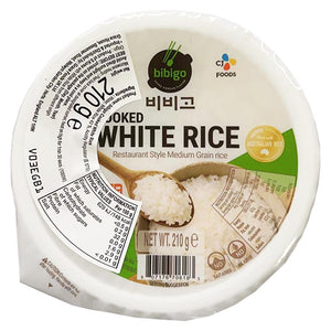 Bibigo Cooked White Rice 210g ~ 必品閣微波熟米饭 210g